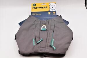 Ruffwear Switchback Dog Back Pack Harness Pockets Reflective Granite Gray XS NWT